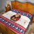 Liberia Christmas Quilt My Christmas On You - Lion Santa - Wonder Print Shop