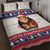 Liberia Christmas Quilt Bed Set My Christmas On You - Lion Santa - Wonder Print Shop