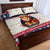 Liberia Christmas Quilt Bed Set My Christmas On You - Lion Santa - Wonder Print Shop