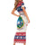 Liberia Christmas Short Sleeve Bodycon Dress My Christmas On You - Lion Santa - Wonder Print Shop