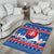 Slovakia Christmas Area Rug Vesele Vianoce - Coat Of Arms - Wonder Print Shop