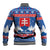 Slovakia Christmas Baseball Jacket Vesele Vianoce - Coat Of Arms - Wonder Print Shop