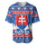 Slovakia Christmas Baseball Jersey Vesele Vianoce - Coat Of Arms - Wonder Print Shop