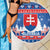 Slovakia Christmas Beach Blanket Vesele Vianoce - Coat Of Arms - Wonder Print Shop