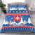 Slovakia Christmas Bedding Set Vesele Vianoce - Coat Of Arms - Wonder Print Shop