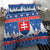 Slovakia Christmas Bedding Set Vesele Vianoce - Coat Of Arms - Wonder Print Shop