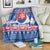 Slovakia Christmas Blanket Vesele Vianoce - Coat Of Arms