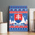 Slovakia Christmas Canvas Wall Art Vesele Vianoce - Coat Of Arms - Wonder Print Shop