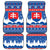 Slovakia Christmas Car Mats Vesele Vianoce - Coat Of Arms - Wonder Print Shop