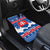 Slovakia Christmas Car Mats Vesele Vianoce - Coat Of Arms - Wonder Print Shop