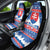 Slovakia Christmas Car Seat Cover Vesele Vianoce - Coat Of Arms - Wonder Print Shop