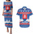 Slovakia Christmas Couples Matching Puletasi and Hawaiian Shirt Vesele Vianoce - Coat Of Arms - Wonder Print Shop