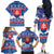 Slovakia Christmas Family Matching Off The Shoulder Long Sleeve Dress and Hawaiian Shirt Vesele Vianoce - Coat Of Arms - Wonder Print Shop