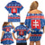 Slovakia Christmas Family Matching Off Shoulder Short Dress and Hawaiian Shirt Vesele Vianoce - Coat Of Arms - Wonder Print Shop