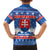 Slovakia Christmas Family Matching Puletasi and Hawaiian Shirt Vesele Vianoce - Coat Of Arms - Wonder Print Shop