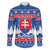 Slovakia Christmas Family Matching Puletasi and Hawaiian Shirt Vesele Vianoce - Coat Of Arms - Wonder Print Shop