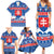 Slovakia Christmas Family Matching Summer Maxi Dress and Hawaiian Shirt Vesele Vianoce - Coat Of Arms - Wonder Print Shop