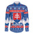 Slovakia Christmas Family Matching Summer Maxi Dress and Hawaiian Shirt Vesele Vianoce - Coat Of Arms - Wonder Print Shop