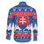 Slovakia Christmas Family Matching Summer Maxi Dress and Hawaiian Shirt Vesele Vianoce - Coat Of Arms - Wonder Print Shop