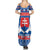 Slovakia Christmas Family Matching Summer Maxi Dress and Hawaiian Shirt Vesele Vianoce - Coat Of Arms - Wonder Print Shop