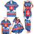 Slovakia Christmas Family Matching Tank Maxi Dress and Hawaiian Shirt Vesele Vianoce - Coat Of Arms - Wonder Print Shop