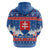 Slovakia Christmas Hoodie Vesele Vianoce - Coat Of Arms - Wonder Print Shop