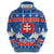 Slovakia Christmas Hoodie Vesele Vianoce - Coat Of Arms - Wonder Print Shop