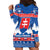 Slovakia Christmas Hoodie Dress Vesele Vianoce - Coat Of Arms