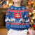 Slovakia Christmas Kid Ugly Christmas Sweater Vesele Vianoce - Coat Of Arms - Wonder Print Shop