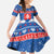 Slovakia Christmas Kid Short Sleeve Dress Vesele Vianoce - Coat Of Arms - Wonder Print Shop