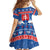 Slovakia Christmas Kid Short Sleeve Dress Vesele Vianoce - Coat Of Arms - Wonder Print Shop