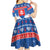 Slovakia Christmas Kid Short Sleeve Dress Vesele Vianoce - Coat Of Arms - Wonder Print Shop