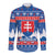 Slovakia Christmas Long Sleeve Button Shirt Vesele Vianoce - Coat Of Arms - Wonder Print Shop