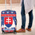 Slovakia Christmas Luggage Cover Vesele Vianoce - Coat Of Arms - Wonder Print Shop