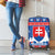 Slovakia Christmas Luggage Cover Vesele Vianoce - Coat Of Arms - Wonder Print Shop