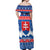 Slovakia Christmas Off Shoulder Maxi Dress Vesele Vianoce - Coat Of Arms - Wonder Print Shop