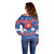 Slovakia Christmas Off Shoulder Sweater Vesele Vianoce - Coat Of Arms - Wonder Print Shop