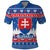 Slovakia Christmas Polo Shirt Vesele Vianoce - Coat Of Arms - Wonder Print Shop