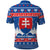 Slovakia Christmas Polo Shirt Vesele Vianoce - Coat Of Arms - Wonder Print Shop