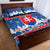 Slovakia Christmas Quilt Bed Set Vesele Vianoce - Coat Of Arms - Wonder Print Shop