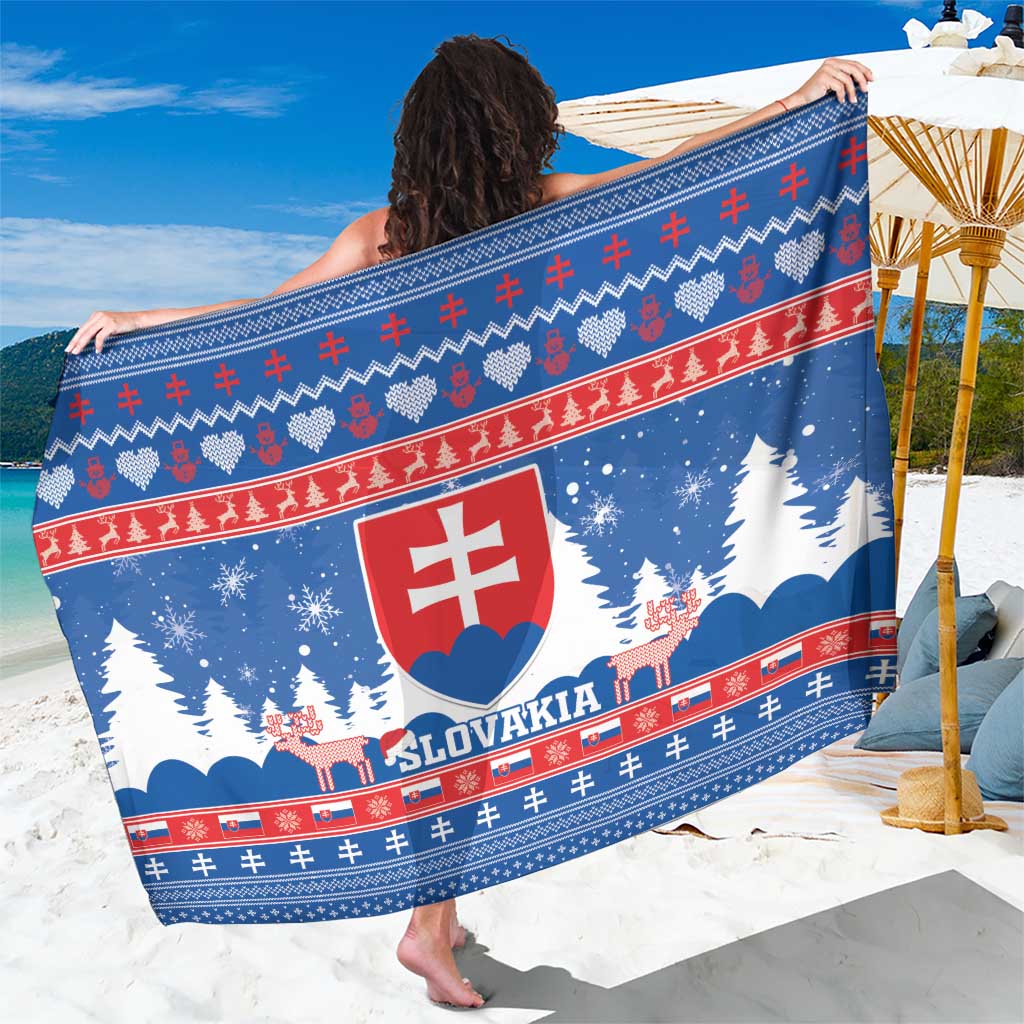 Slovakia Christmas Sarong Vesele Vianoce - Coat Of Arms