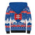 Slovakia Christmas Sherpa Hoodie Vesele Vianoce - Coat Of Arms - Wonder Print Shop