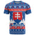 Slovakia Christmas T Shirt Vesele Vianoce - Coat Of Arms - Wonder Print Shop