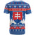 Slovakia Christmas T Shirt Vesele Vianoce - Coat Of Arms - Wonder Print Shop