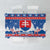 Slovakia Christmas Tablecloth Vesele Vianoce - Coat Of Arms - Wonder Print Shop