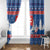 Slovakia Christmas Window Curtain Vesele Vianoce - Coat Of Arms - Wonder Print Shop