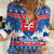 Slovakia Christmas Women Casual Shirt Vesele Vianoce - Coat Of Arms