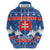 Slovakia Christmas Zip Hoodie Vesele Vianoce - Coat Of Arms - Wonder Print Shop