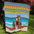 Aruba Christmas Quilt Surfing Santa Bon Pasco - Wonder Print Shop