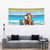 Aruba Christmas Tapestry Surfing Santa Bon Pasco